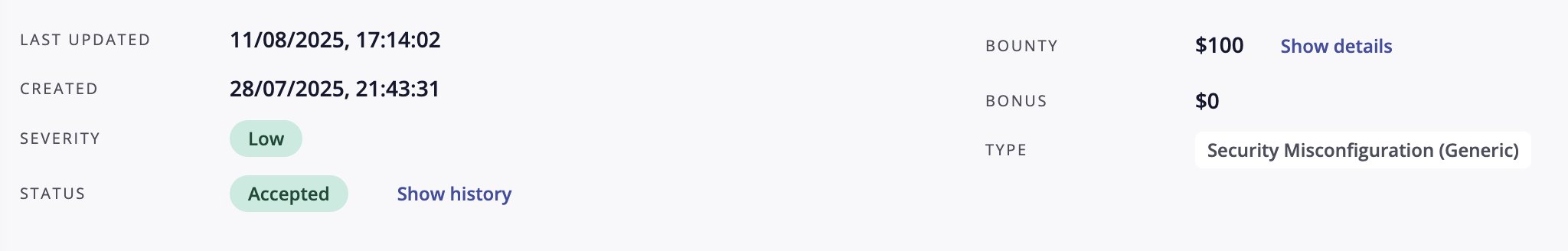 Broken Link Vulnerability